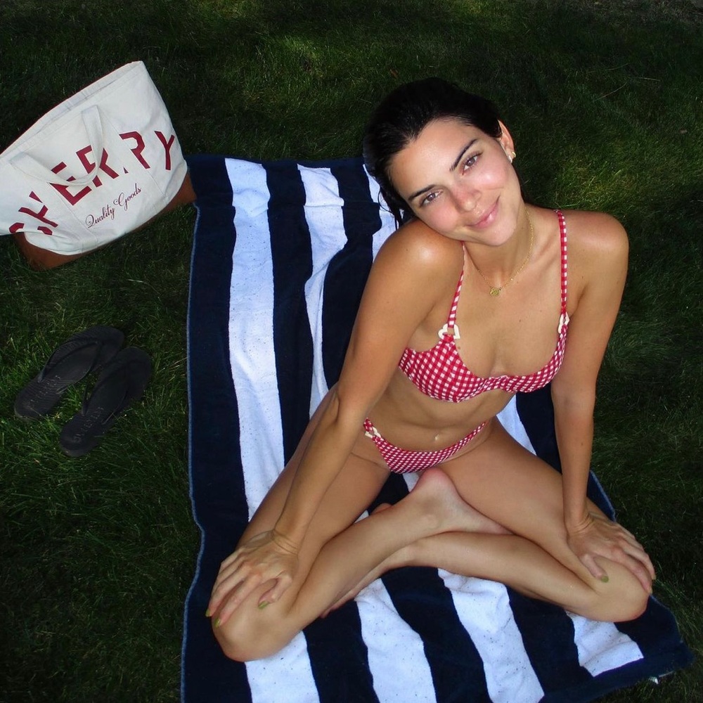 The Zoe Bikini - Fruit Booty 
Top - M
Bottoms - S